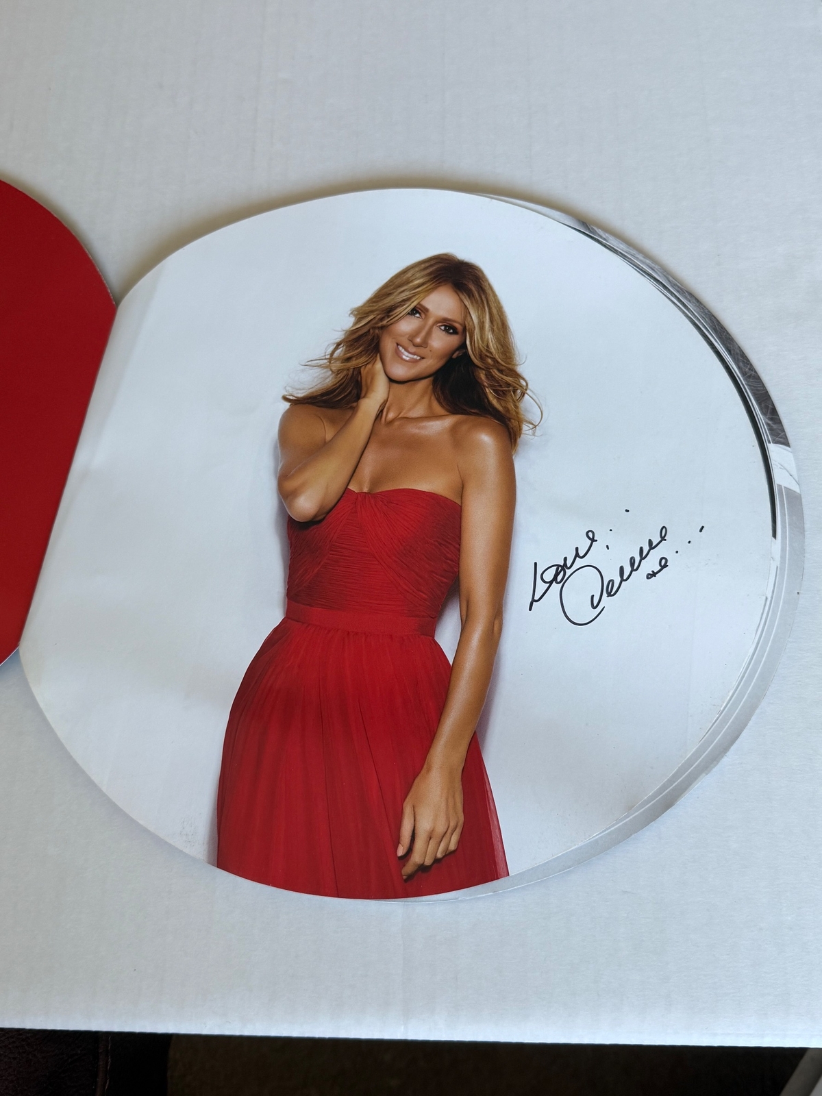 Celine Dion - Signed 2017 Tour Programme. Signed twice by Celine Dion