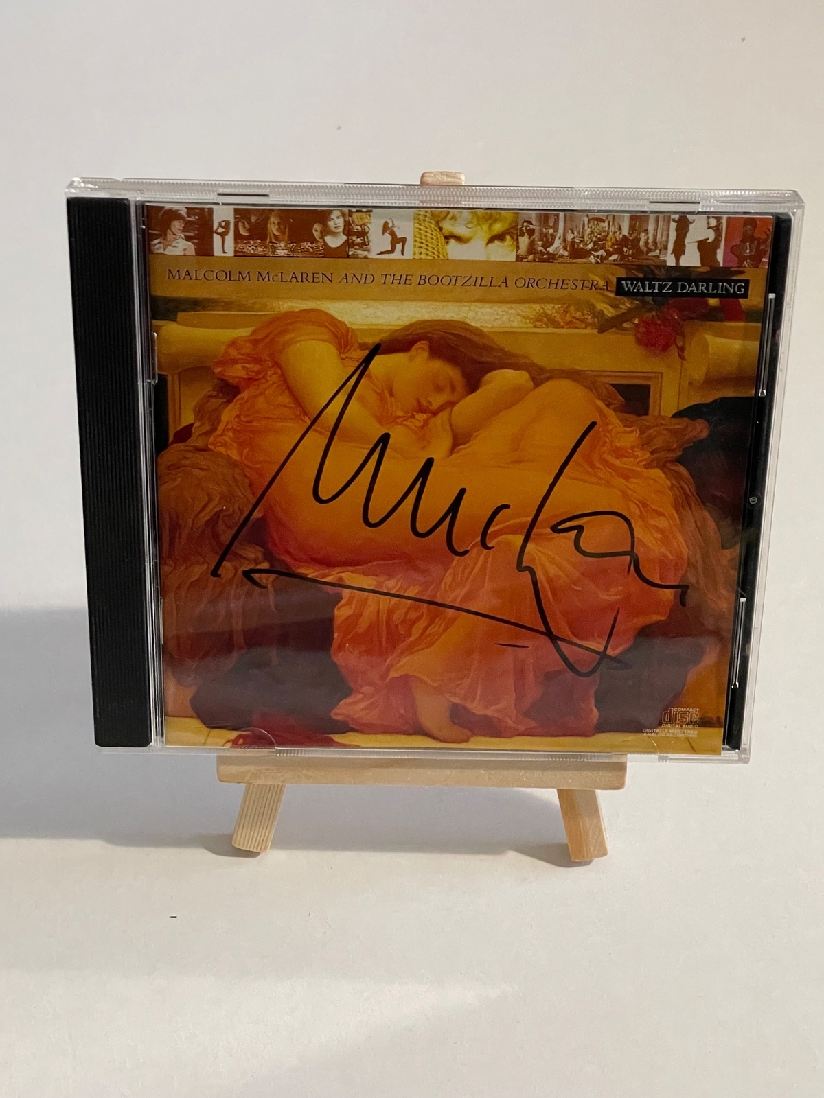 Malcolm McClaren and the Bootzilla Orchestra - Waltz Darling. Signed by Malcolm McClaren