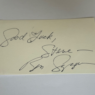 Ben Gazzara signed card