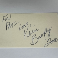 Kevin Brophy signed card