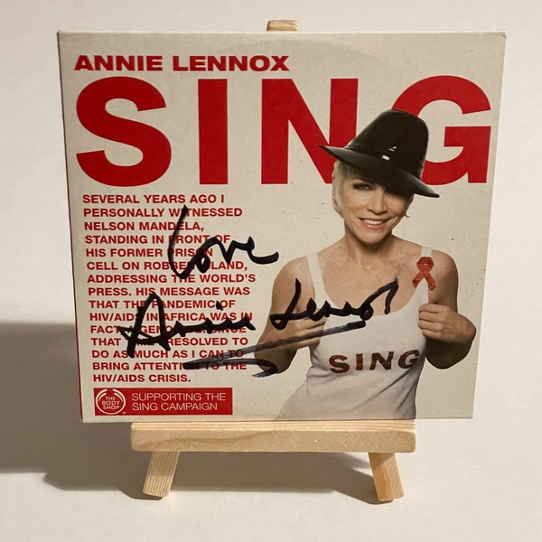 Annie Lennox signed item