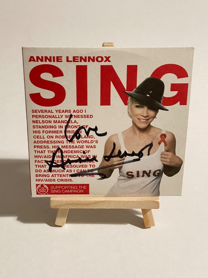 Annie Lennox - Sing CD. Signed by Annie Lennox