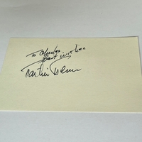 Martin Milner signed card