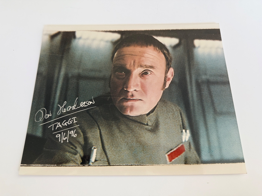 Don Henderson signed photograph