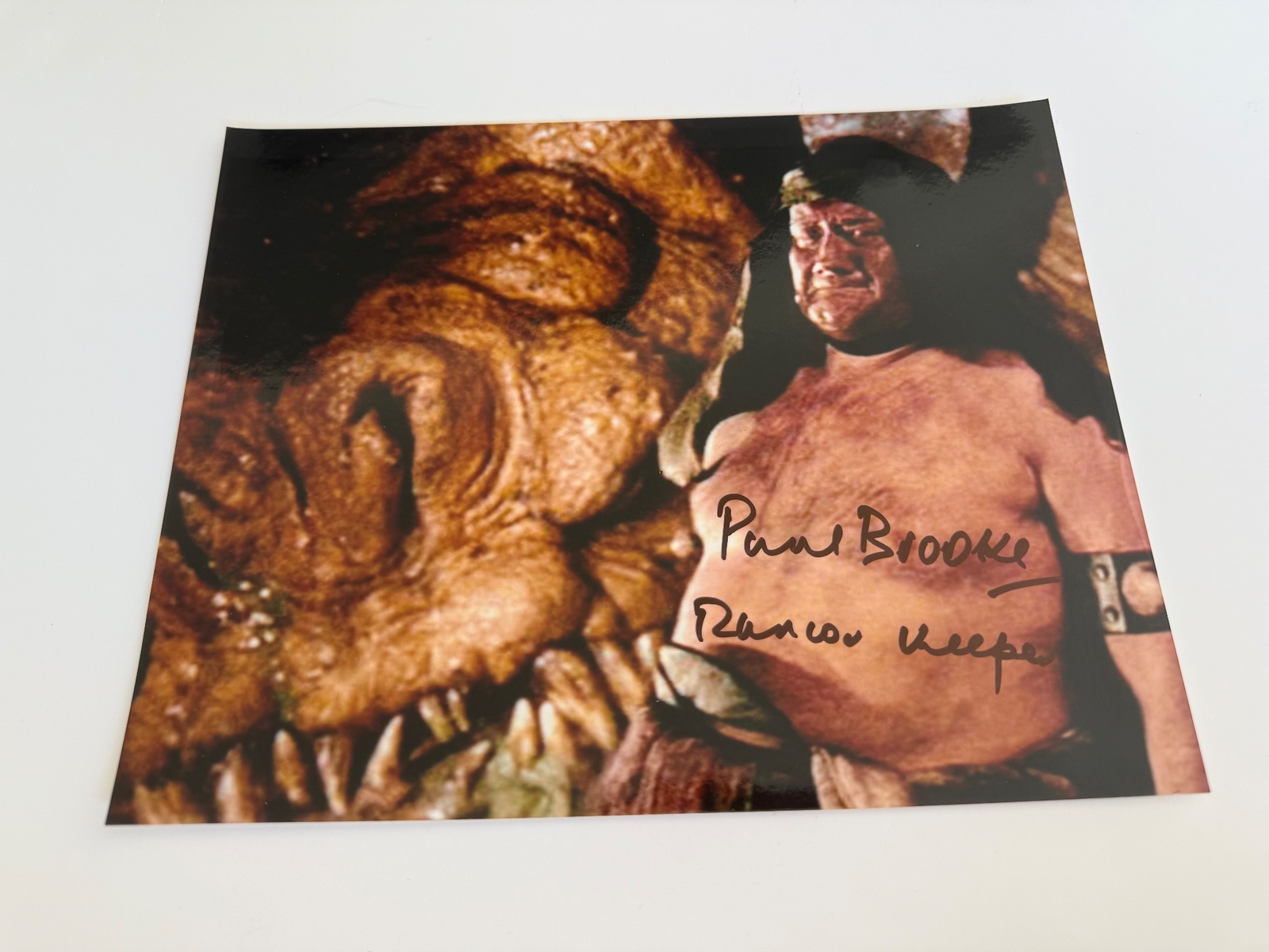 Paul Brooke signed photograph