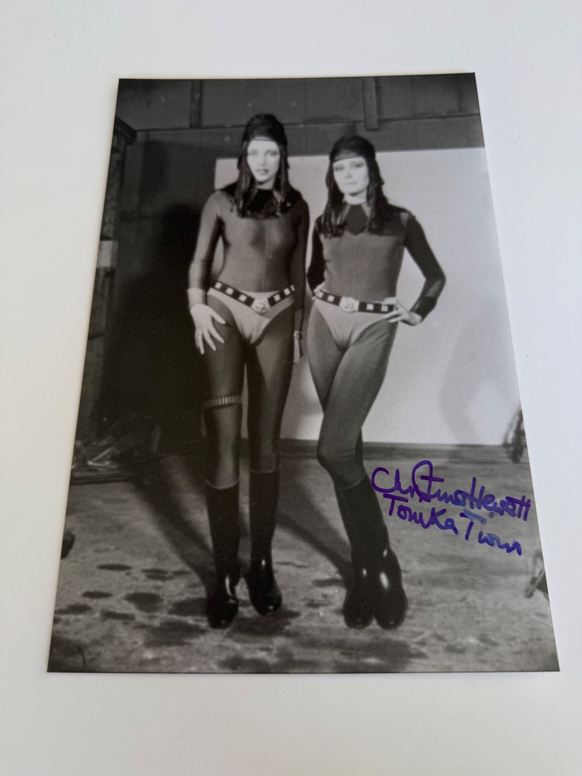 Christina Hewett signed photograph