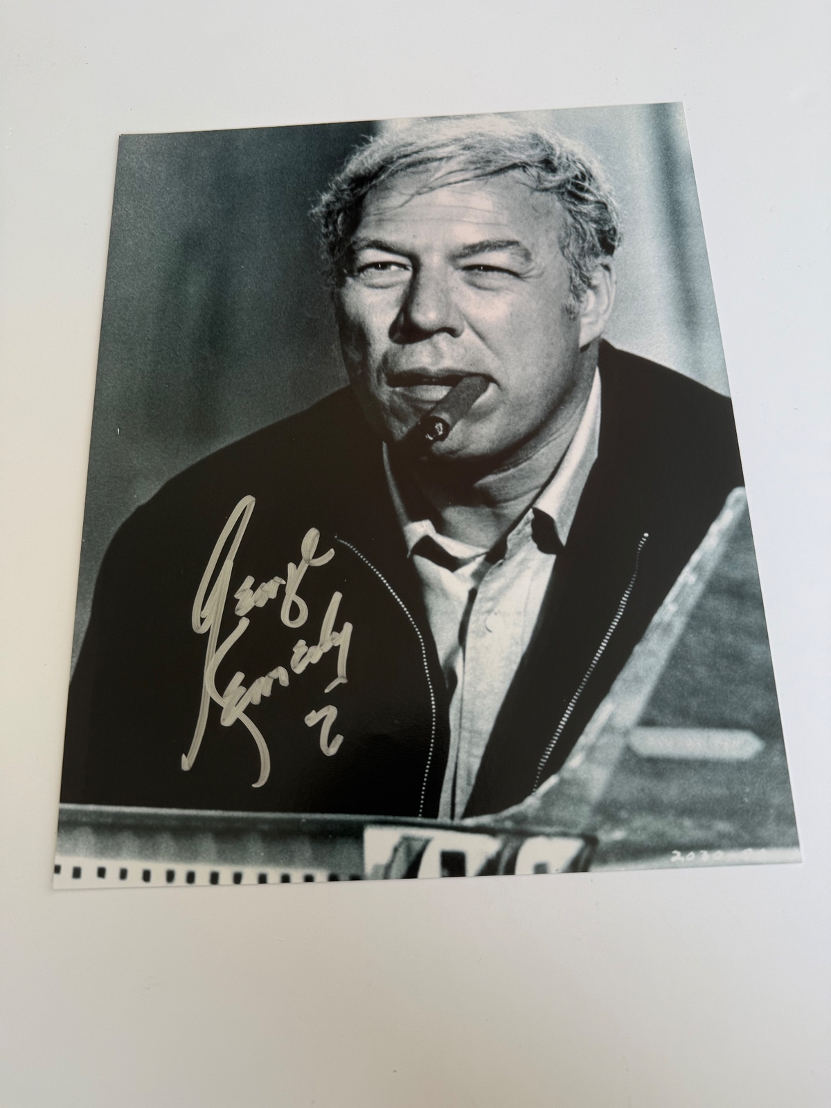 George Kennedy signed photograph