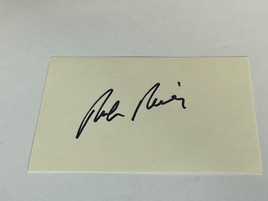 Rob Reiner signed card