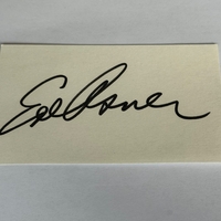 Ed Asher signed card