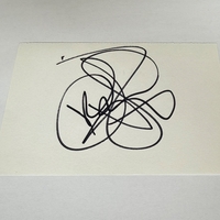 Lindsay Lohan signed card