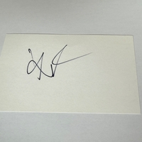 Kevin Pietersen signed card