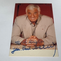 Jean-Paul Belmondo signed 6x4 photo