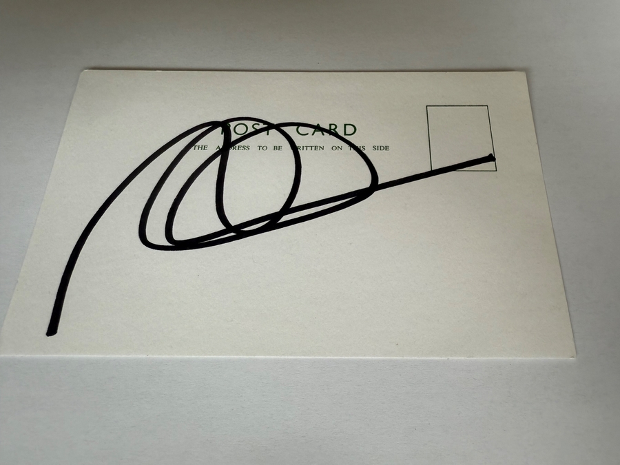 Mika Hakkinen signed card