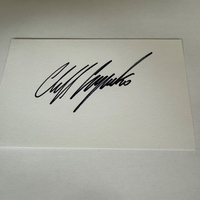 Cliff Lazarenko signed card