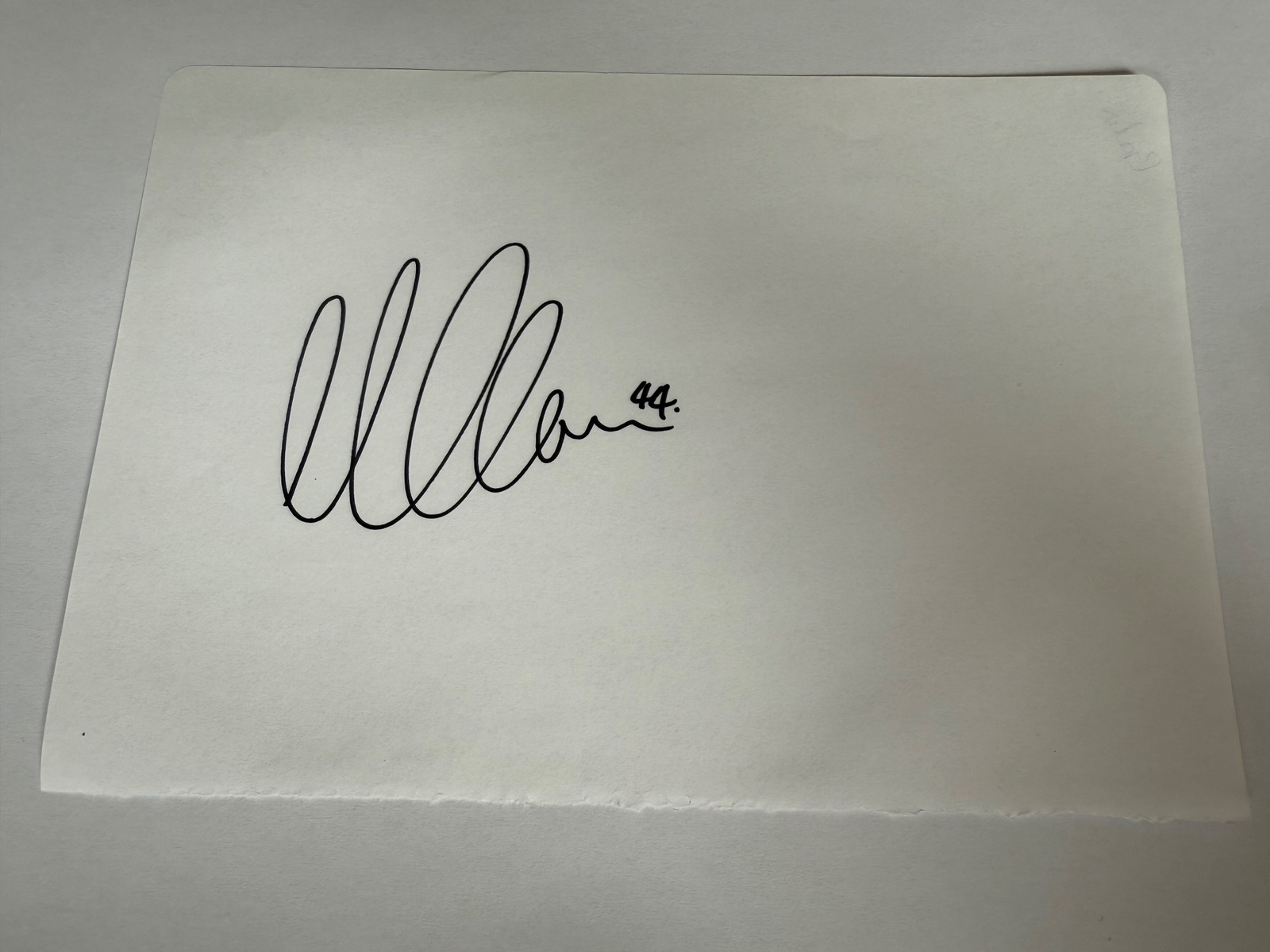 Bondz Ngala signed card