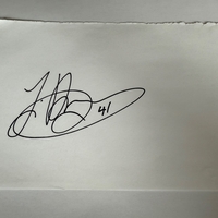 Zavon Hines signed card