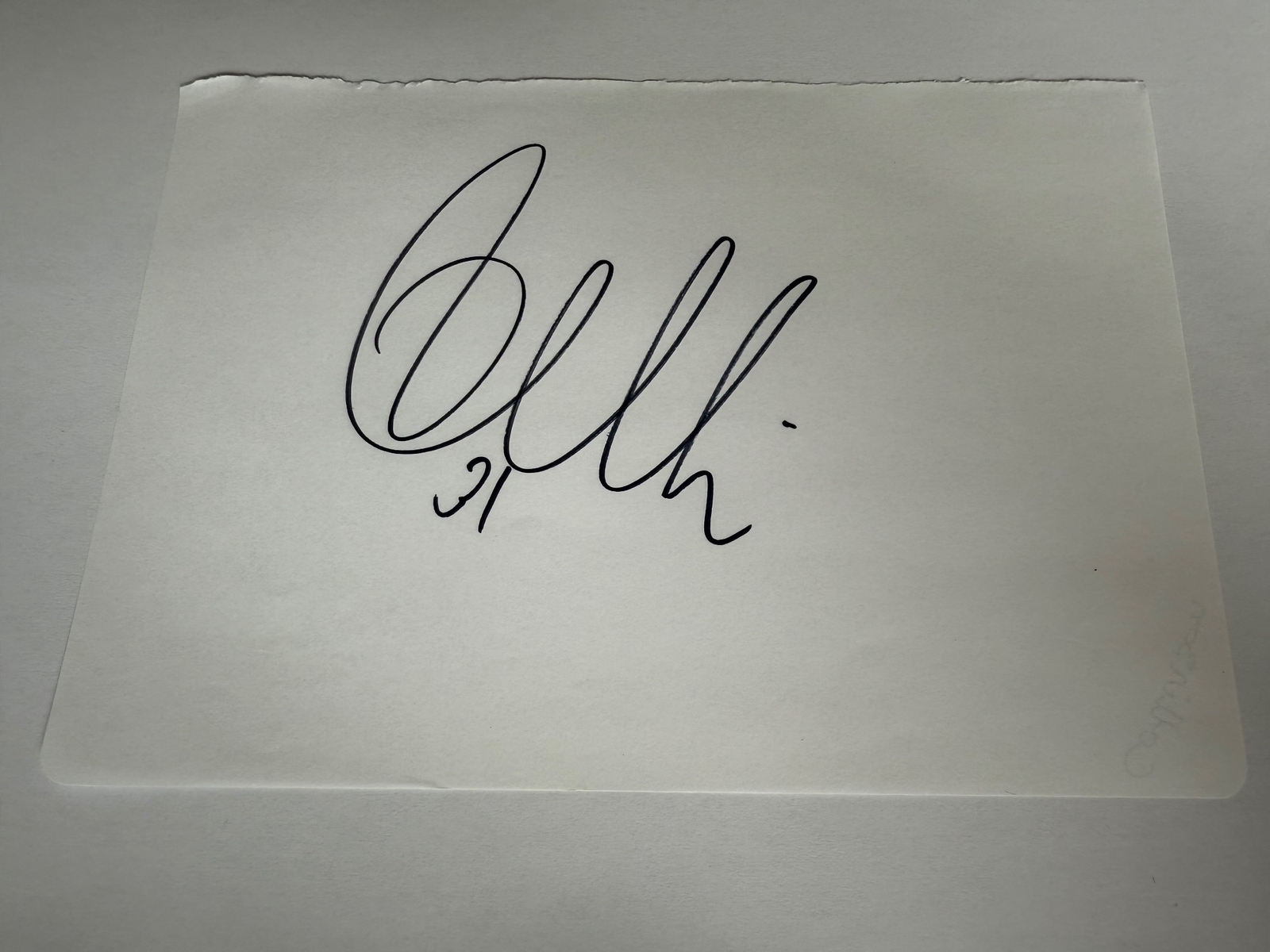 Jack Collison signed card