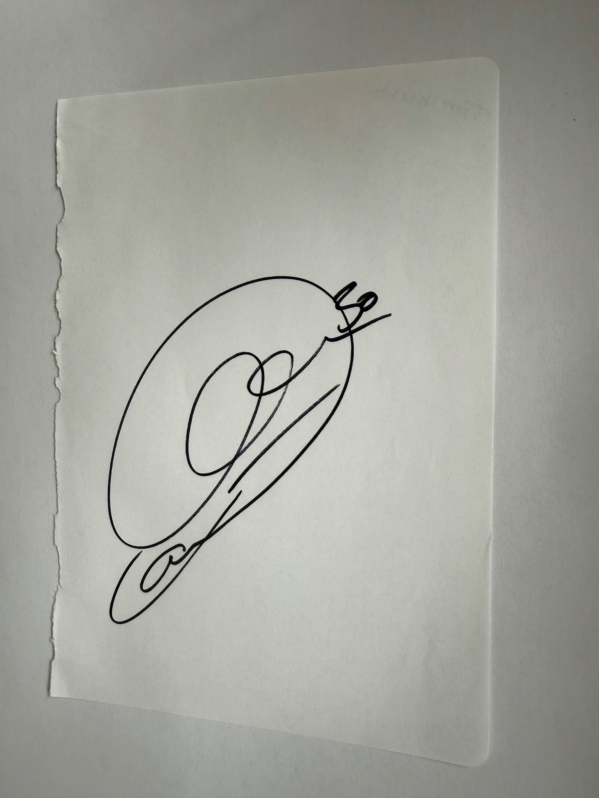 James Tomkins signed card