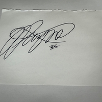 Josh Payne signed card