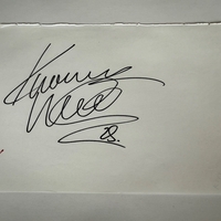 Peter Kurucz signed card