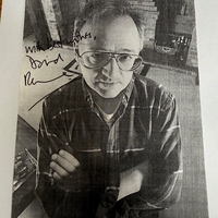 David Renwick signed photograph
