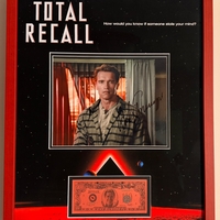 Arnold Schwarzenegger signed framed display