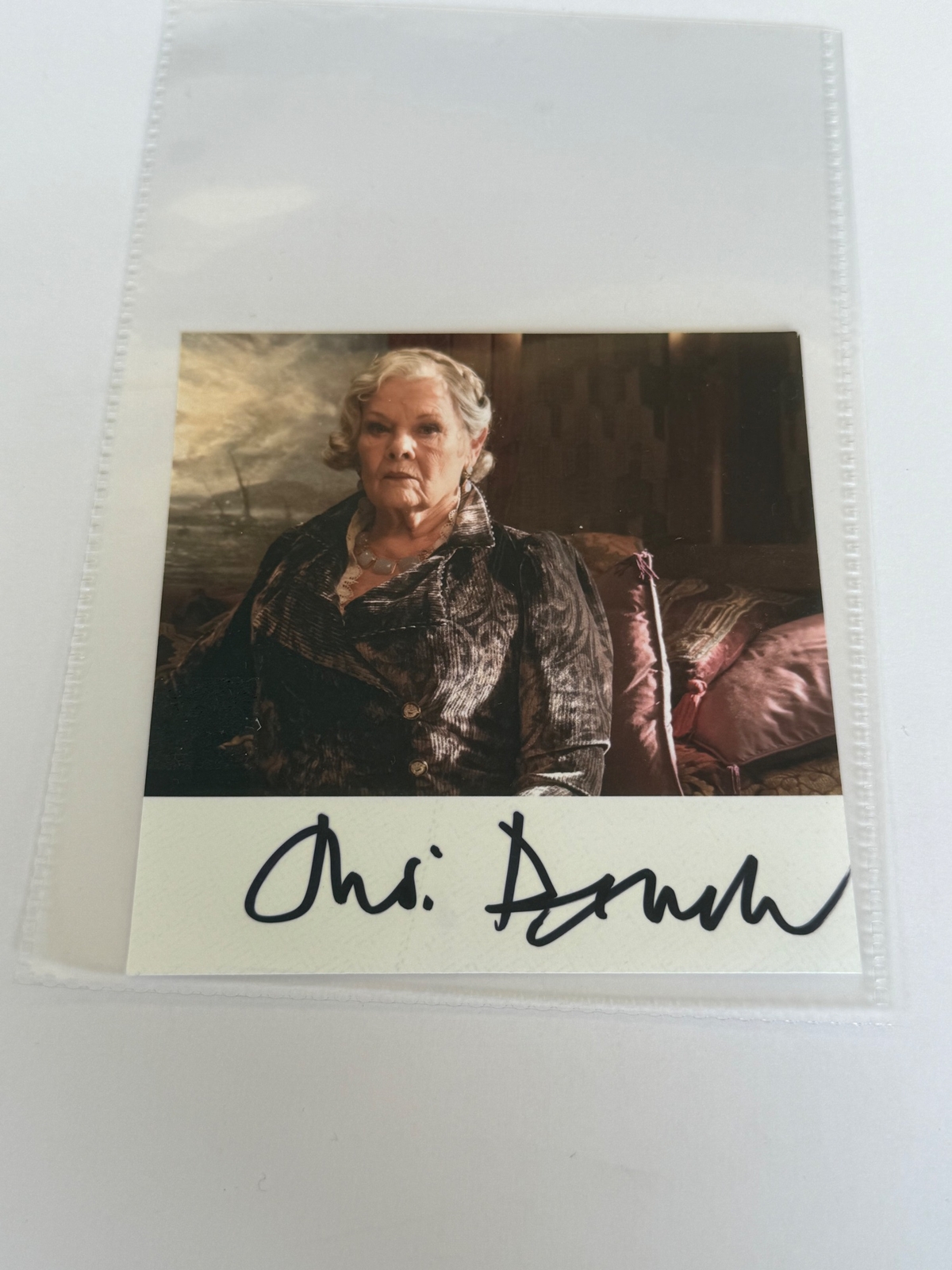 Judi Dench - signed photo