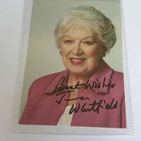 June Whitfield- signed photo
