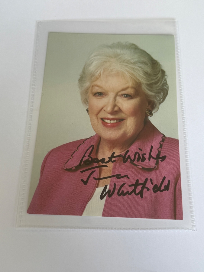 June Whitfield- signed photo