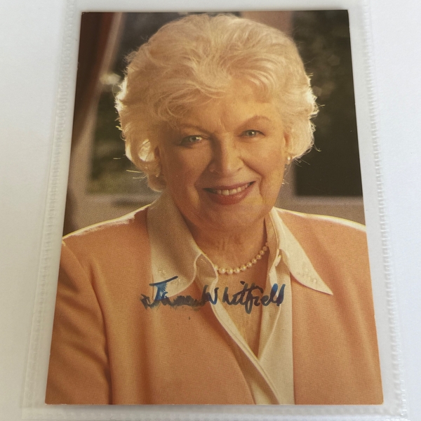 June Whitfield- signed photo