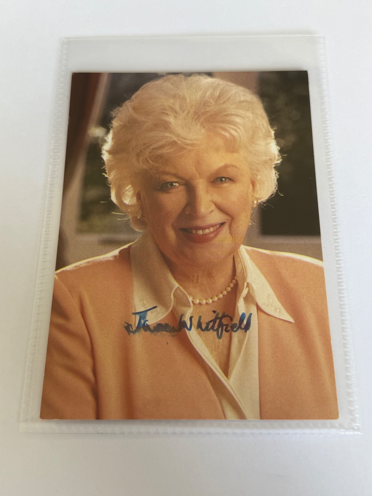 June Whitfield- signed photo