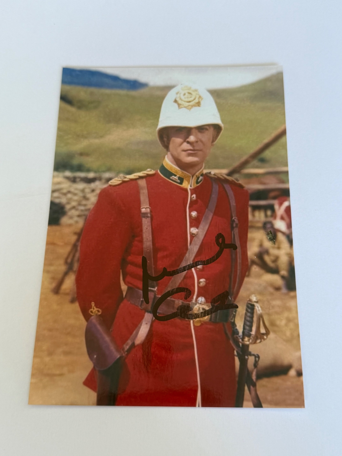 Michael Caine signed photo