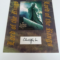Christopher Lee signed item
