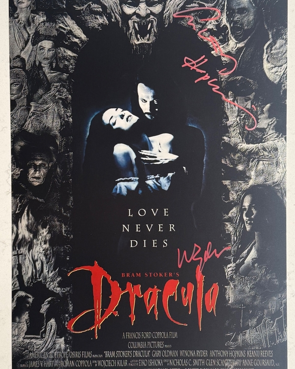 Anthony Hopkins & Winona Ryder signed item - SWAU