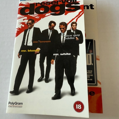Reservoir Dogs VHS Cover signed by Steve Buscemi