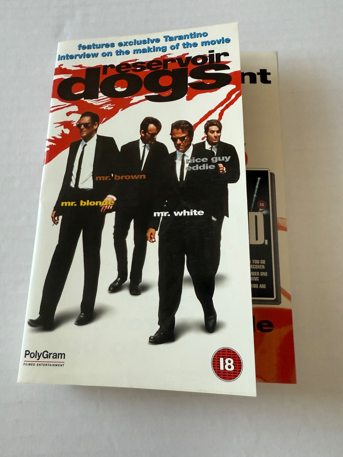Reservoir Dogs VHS Cover signed by Steve Buscemi