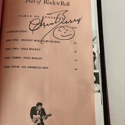 Chuck Berry - Poet of Rock ‘n’ roll. Signed by Chuck Berry