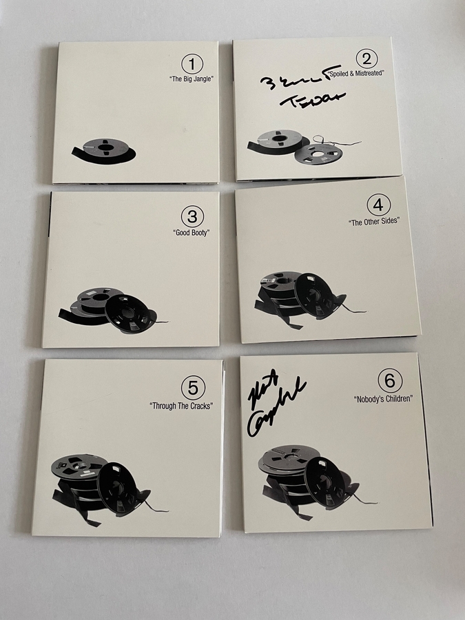 Tom Petty and the Heartbreakers - Playback CD box set. One Cd signed by Benmont Tench and another by Mike Campbell