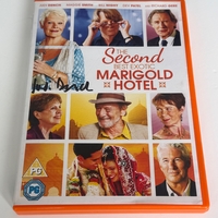 The Second Best Exotic Marigold Hotel DVD. Signed by Judi Dench