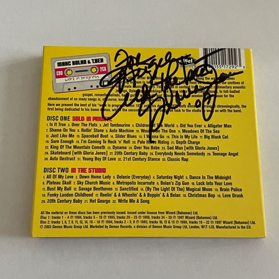 Mark Bolan & T.REX - Work in progress CD box set. Possibly dedicated to Nigel by Steve Currie