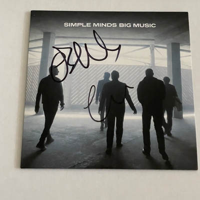 Simple Minds - Big Music CD box set. Signed by Jim Kerr and Charlie Burchill