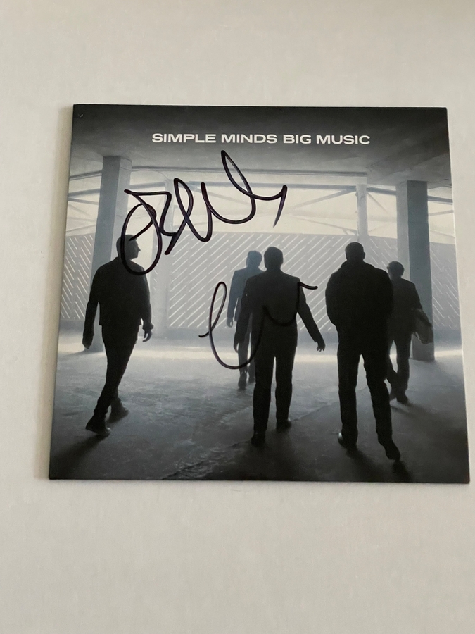 Simple Minds - Big Music CD box set. Signed by Jim Kerr and Charlie Burchill