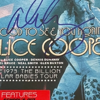 Alice Cooper - Good To See You Again DVD. Signed by Alice Cooper