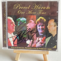 Procol Harum - One More Time CD. Believed signed by Gary Brooker on front cover, Dave Bronze and Geoff Whitehorn on rear of booklet,