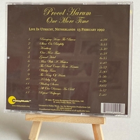 Procol Harum - One More Time CD. Believed signed by Gary Brooker on front cover, Dave Bronze and Geoff Whitehorn on rear of booklet,