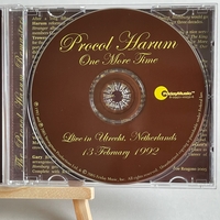 Procol Harum - One More Time CD. Believed signed by Gary Brooker on front cover, Dave Bronze and Geoff Whitehorn on rear of booklet,