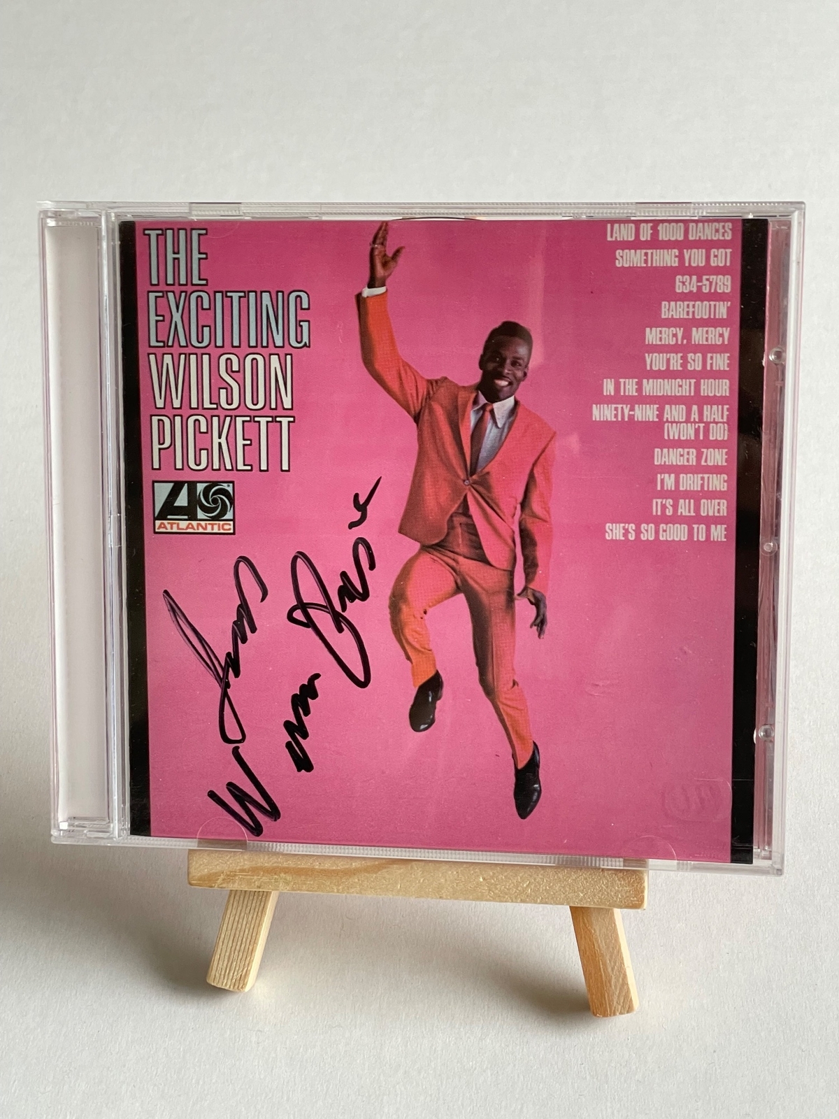 Wilson Pickett - The exciting Wilson Pickett CD. Signed by Wilson Pickett