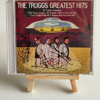 The Troggs -The Troggs Greatest Hits CD.Signed by Reg Presley, Chris Britton and Ronnie Bond?