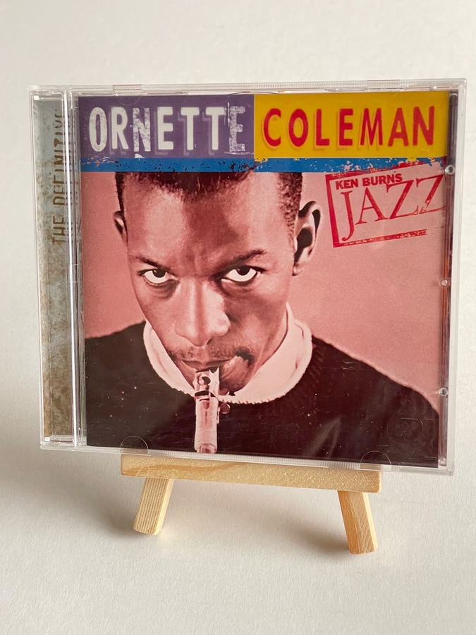 Ornette Coleman - Ken Burns Jazz CD with signed card by Ornette Coleman