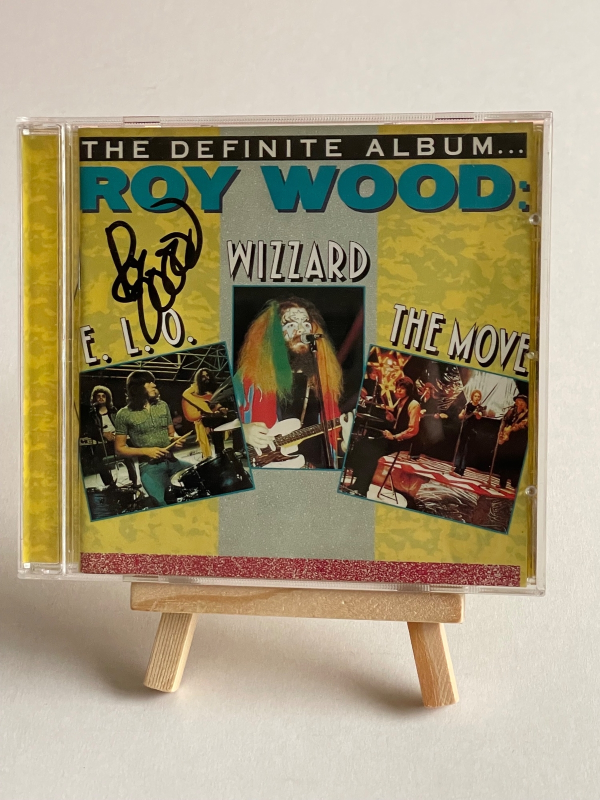Roy Wood - The Definite Album CD. Signed by Roy Wood